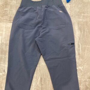 Space Navy Zamora High Waisted 2.0 - Petite Jogger Scrub Pants - S - Petite